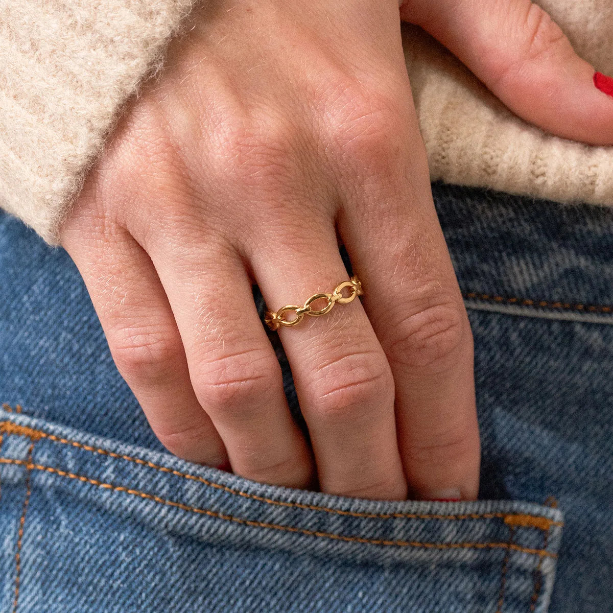 Bague Céleste - Doré