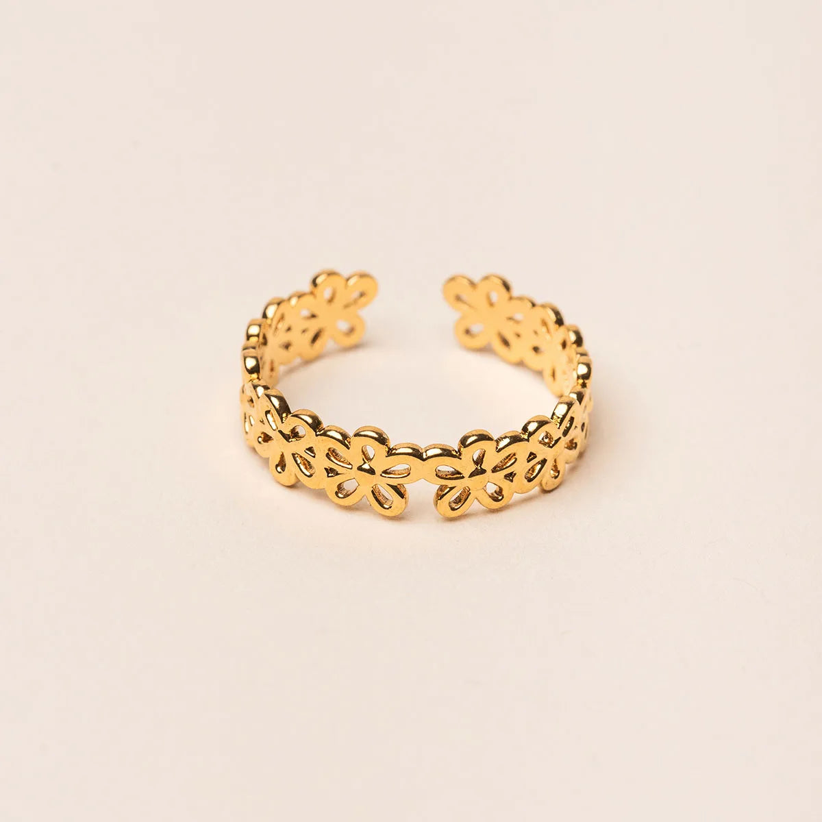 Bague Jade - Doré