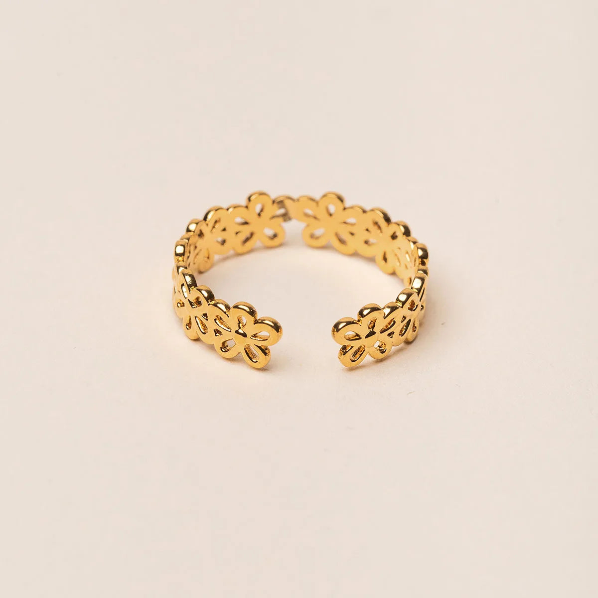Bague Jade - Doré