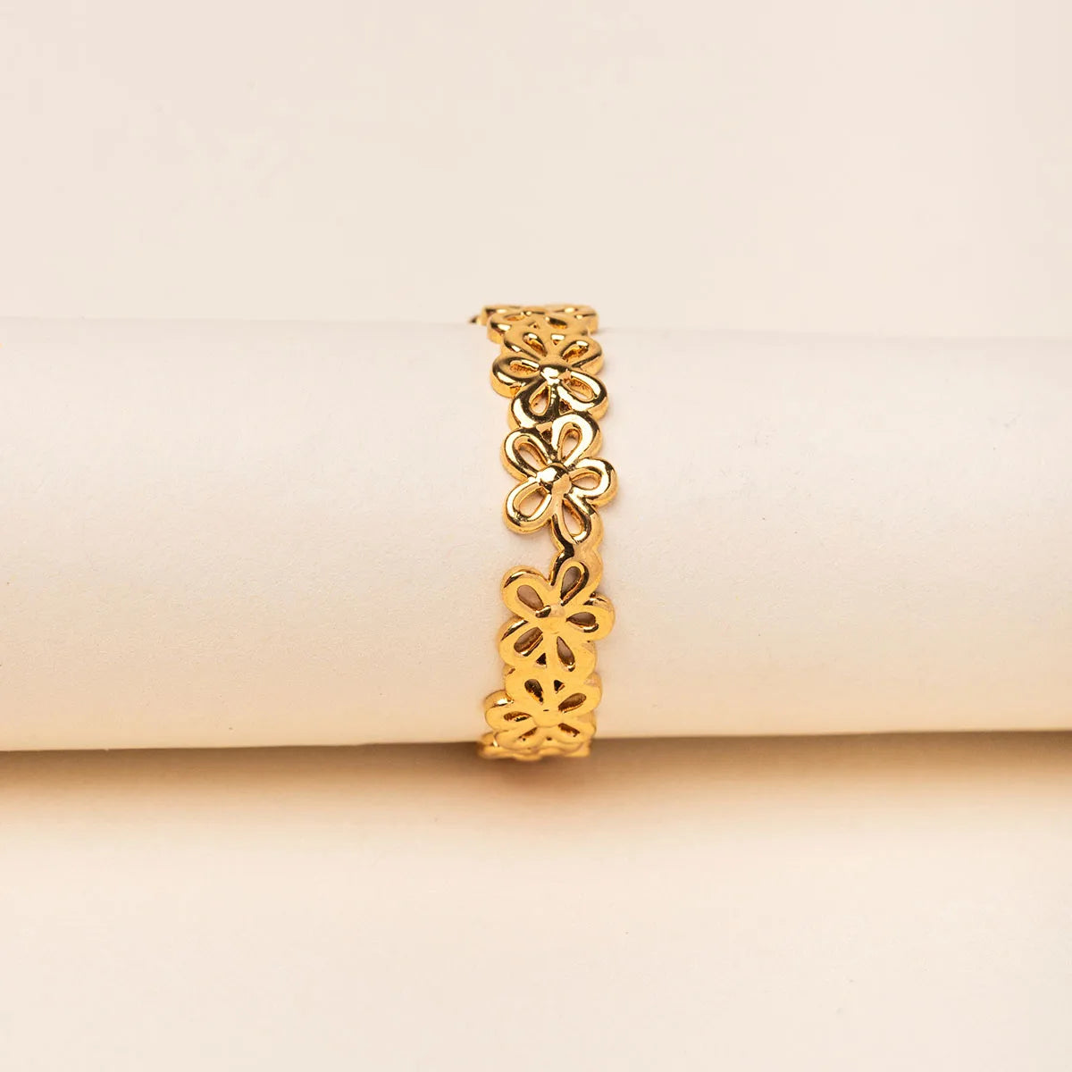 Bague Jade - Doré