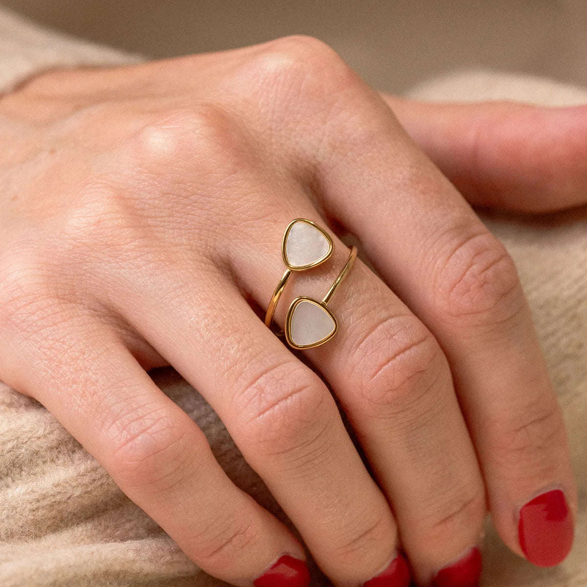 Bague Caroline - Doré