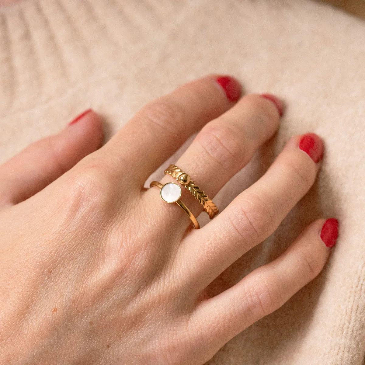 Bague Sarah - Doré