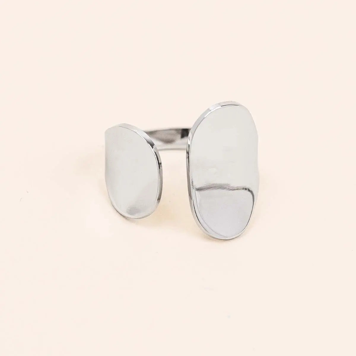 Bague double - Gaëlle - Acier