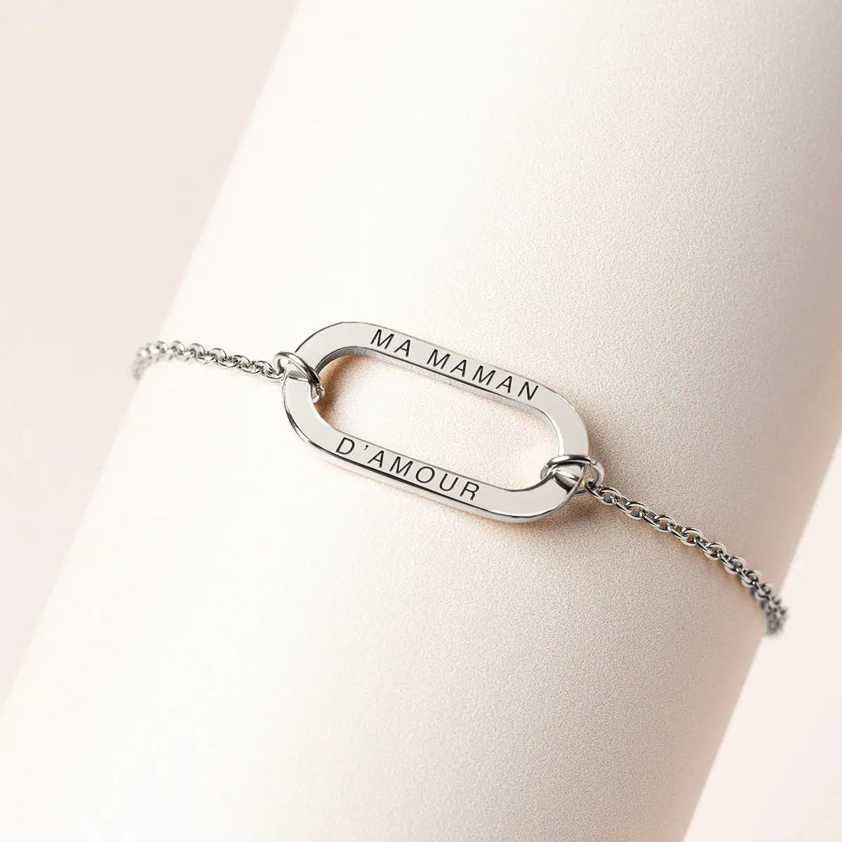 Bracelet maillon et chaine à personnaliser - Acier