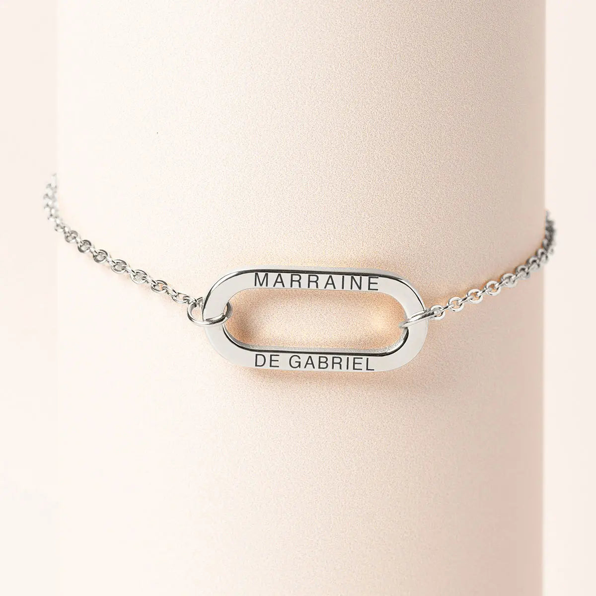 Bracelet maillon et chaine à personnaliser - Acier