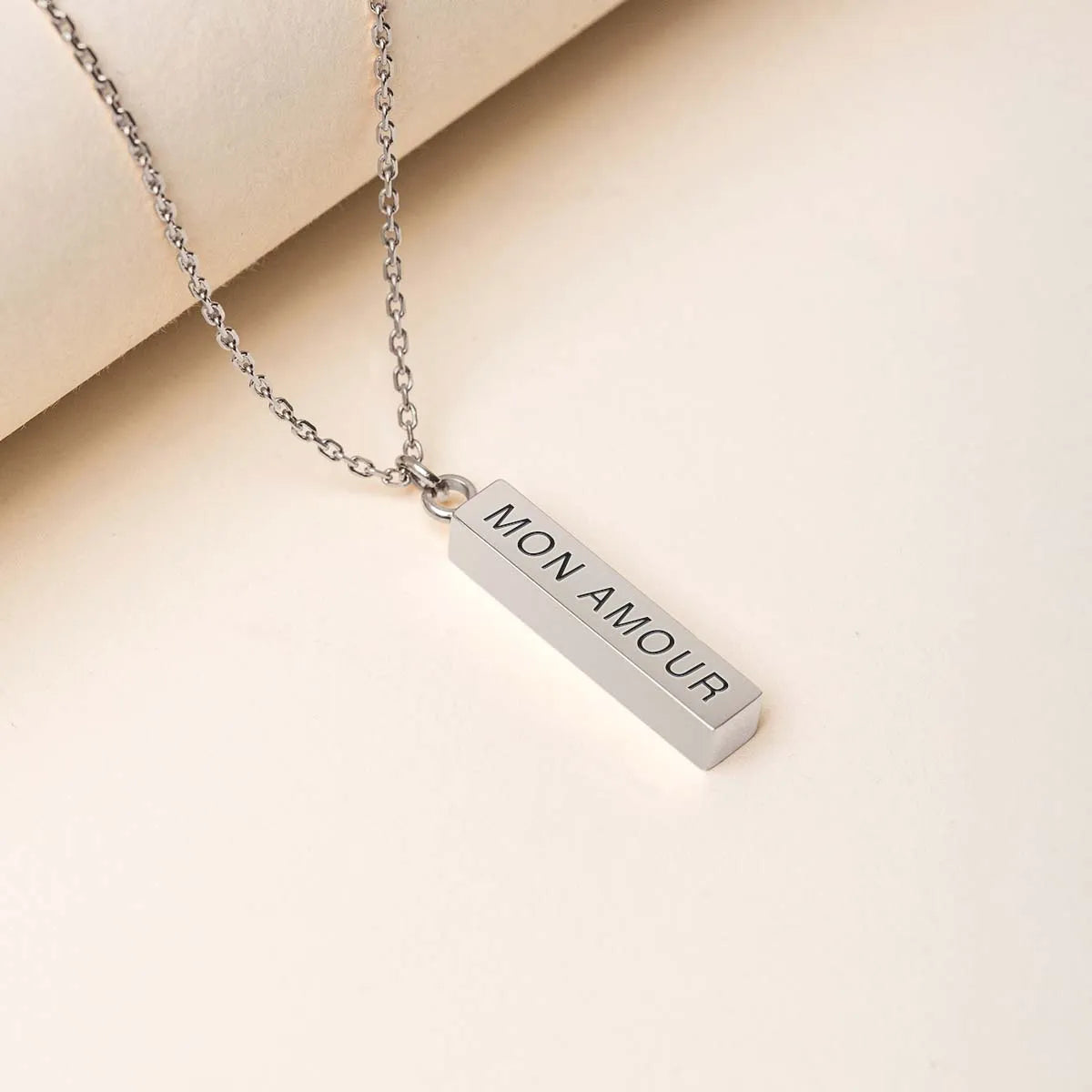Collier barre à personnaliser - Acier
