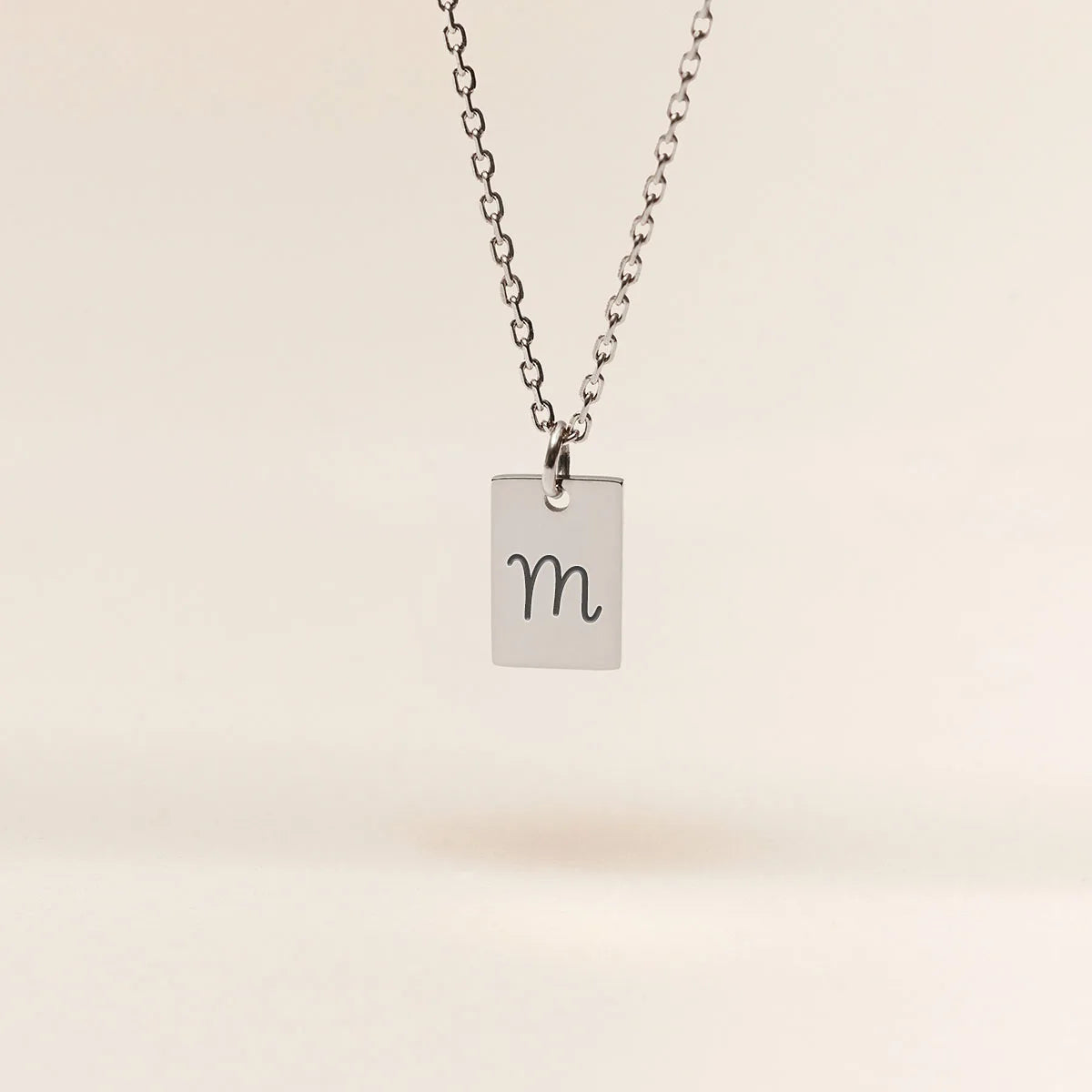 Collier tag à personnaliser - Acier