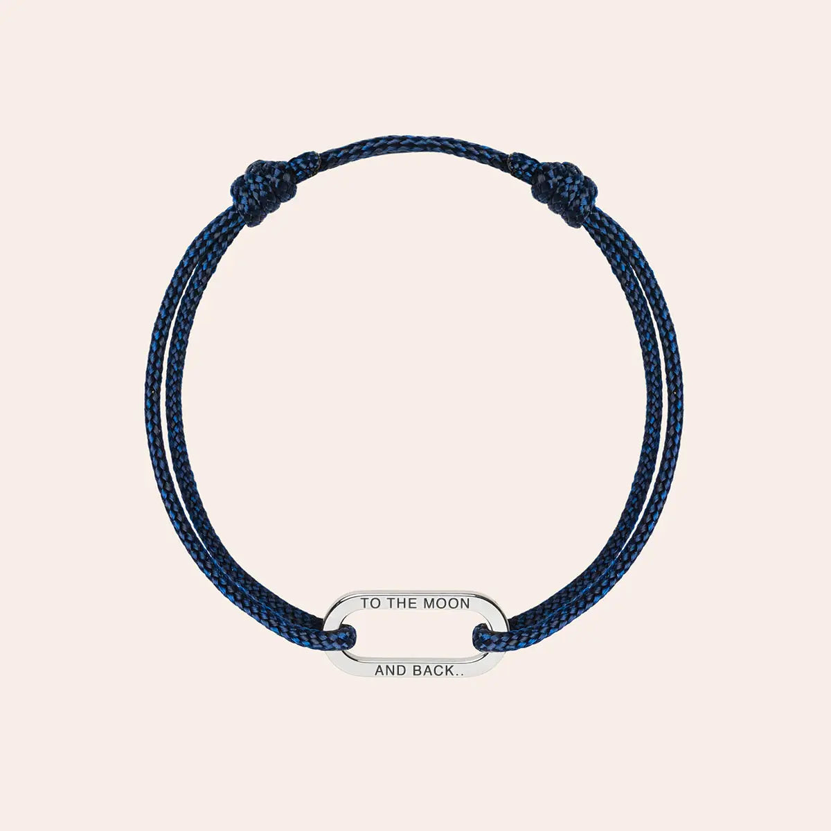 Bracelet cordon maillon à personnaliser - Acier
