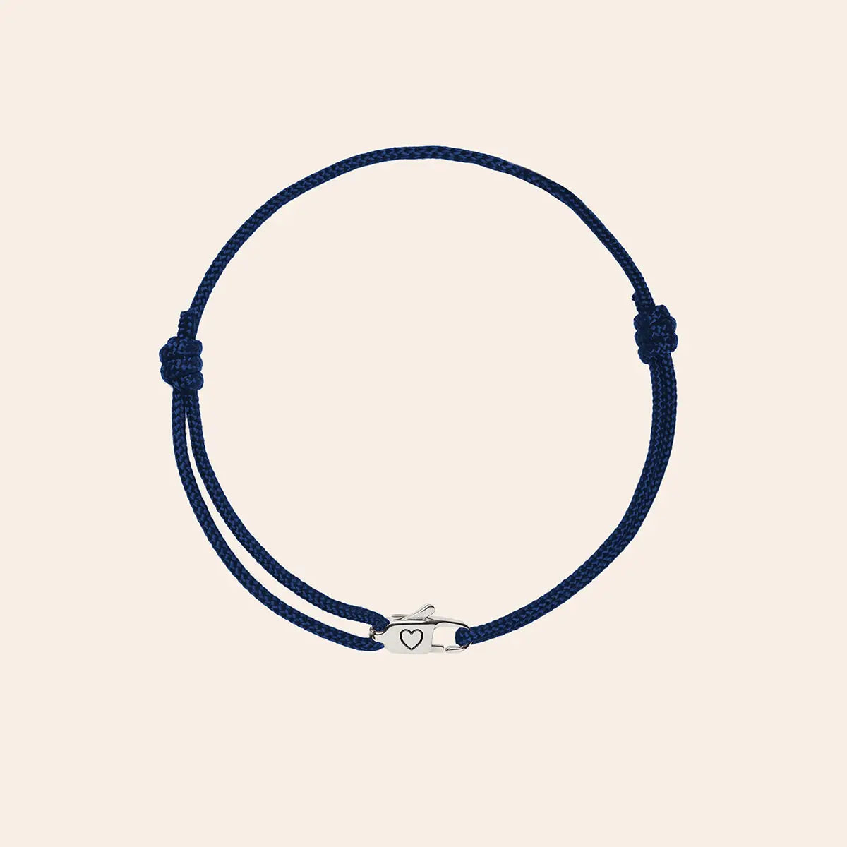 Bracelet cordon Mousqueton à personnaliser - Acier