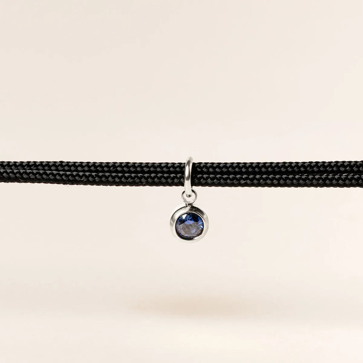 Bracelet femme cordon avec pierre de naissance - Acier