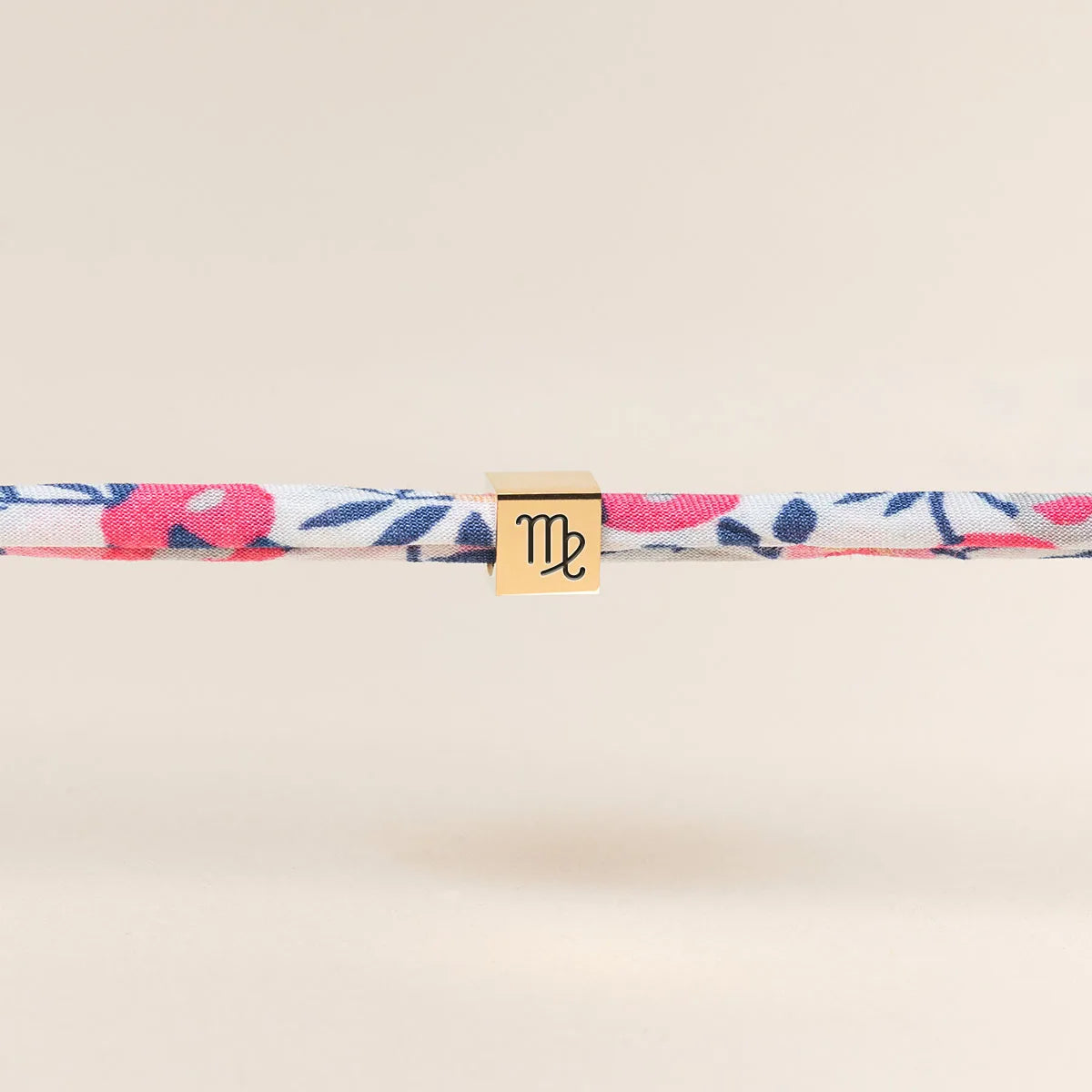 Bracelet Liberty petit cube à personnaliser - Doré