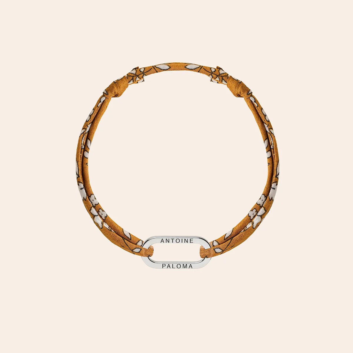 Bracelet liberty avec maillon à personnaliser - Acier