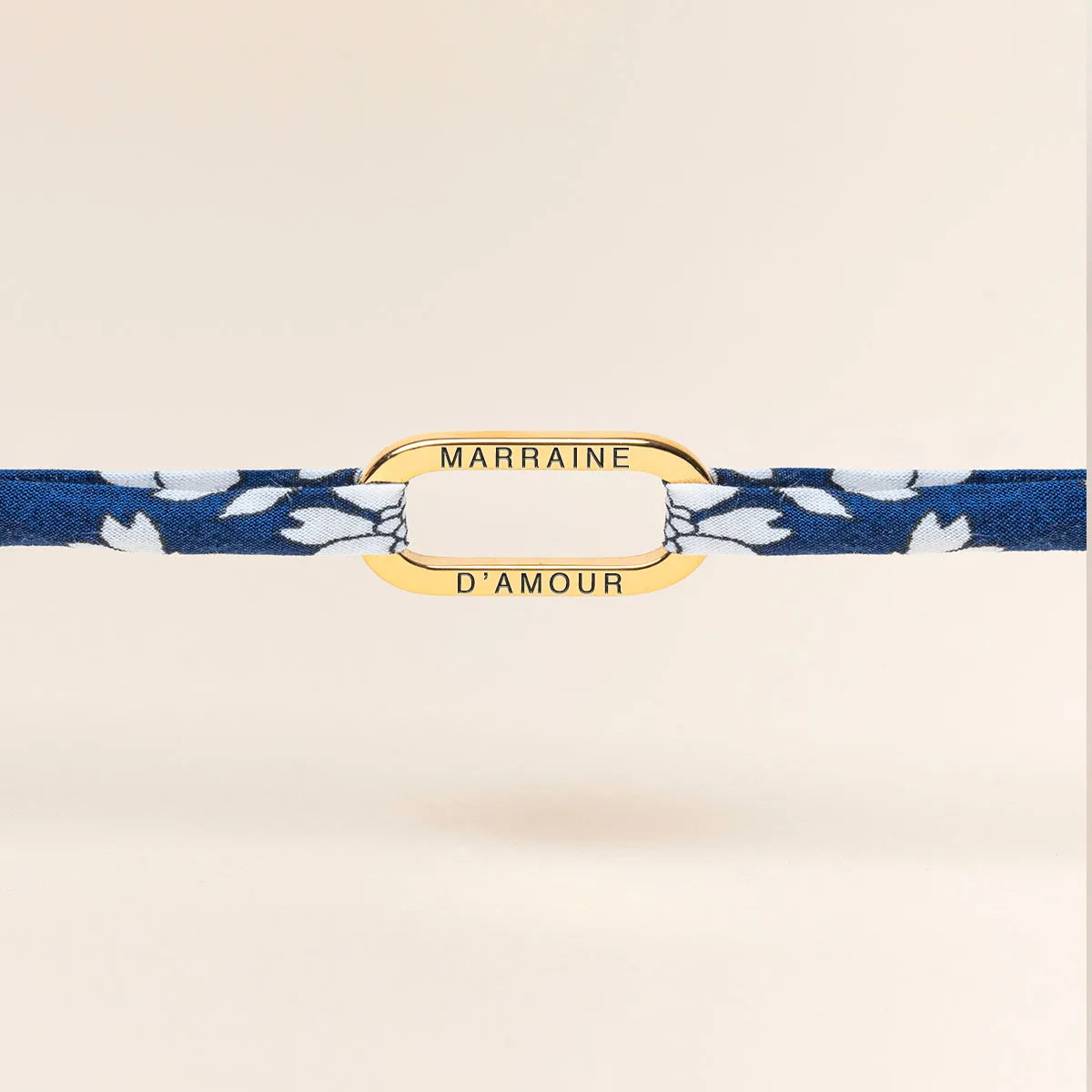 Bracelet liberty avec maillon à personnaliser - Doré
