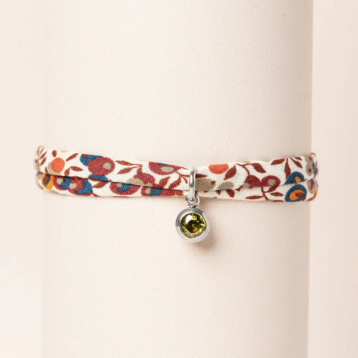 Bracelet Liberty et pierre de naissance - Acier