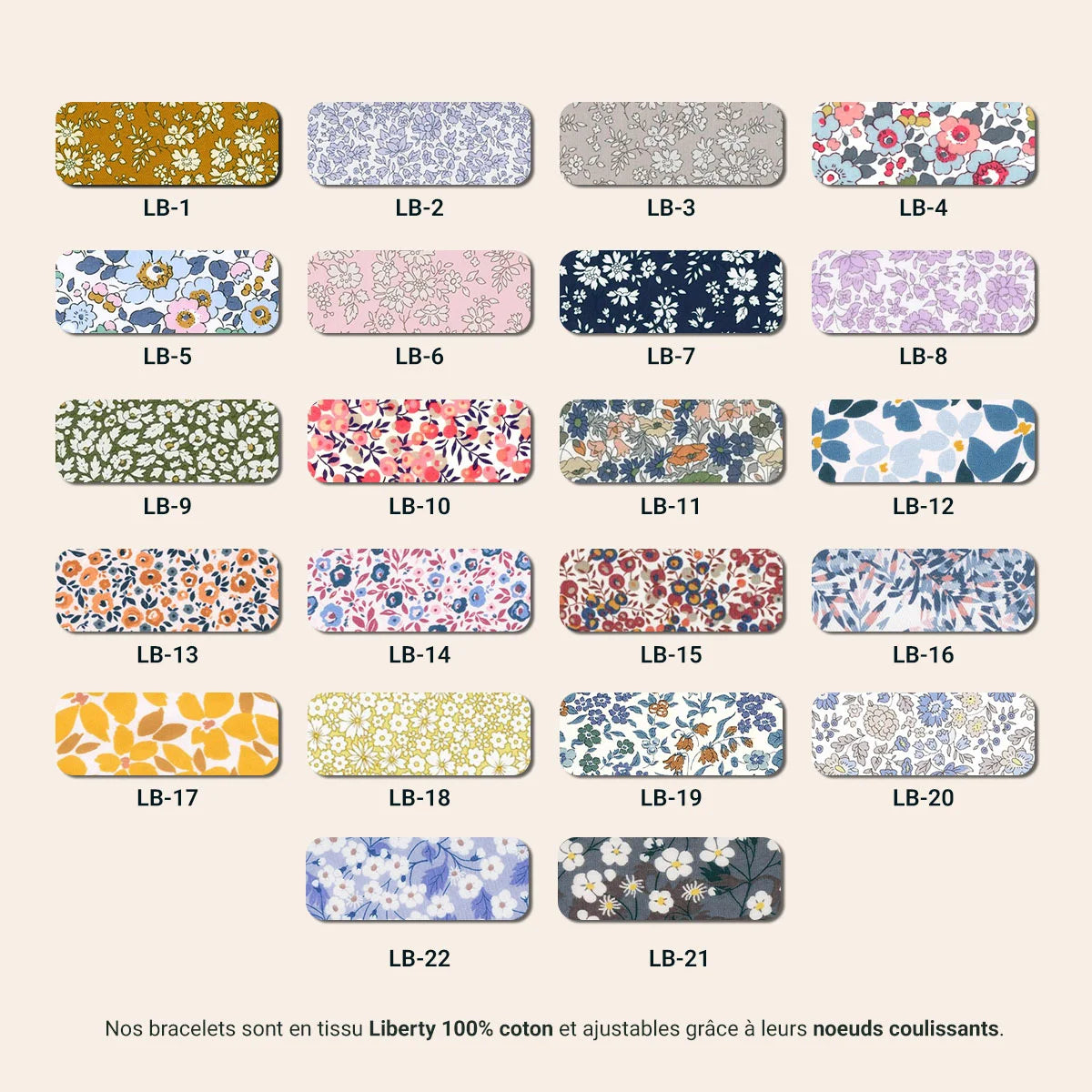 Bracelet Liberty petit cube à personnaliser - Doré